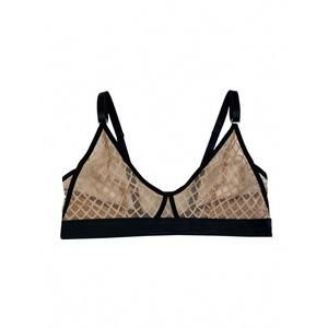 NEW TITOV women's serena bralette in black/beige